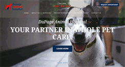 Desktop Screenshot of dupageanimalhospital.com